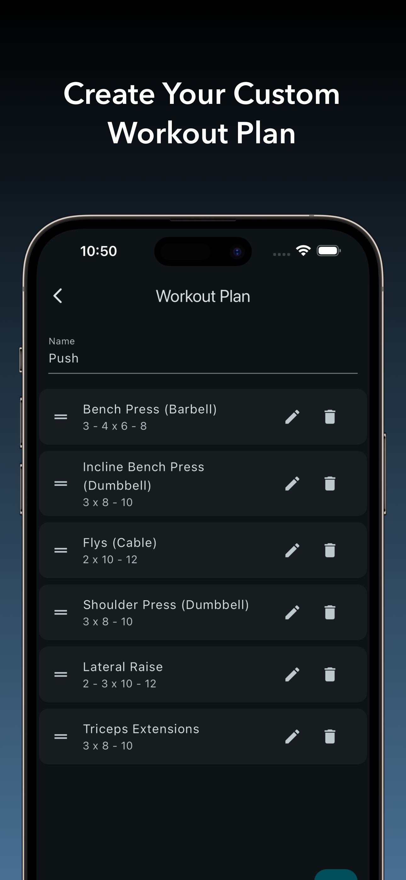 Create Your Custom Workout Plan